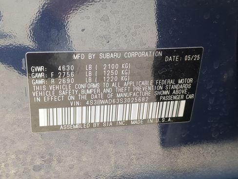 Used 2025 Subaru Legacy Premium AWD/4WD image 34
