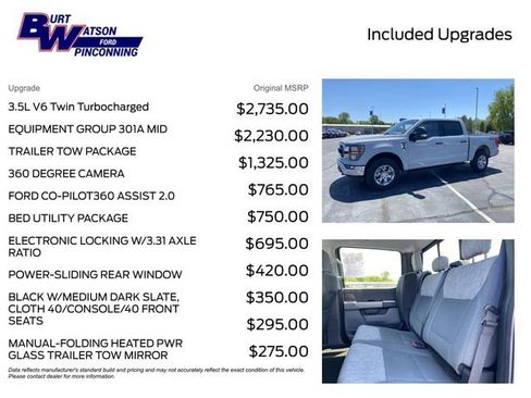 Used 2023 Ford F150 XLT w/ Equipment Group 301A Mid AWD/4WD image 3