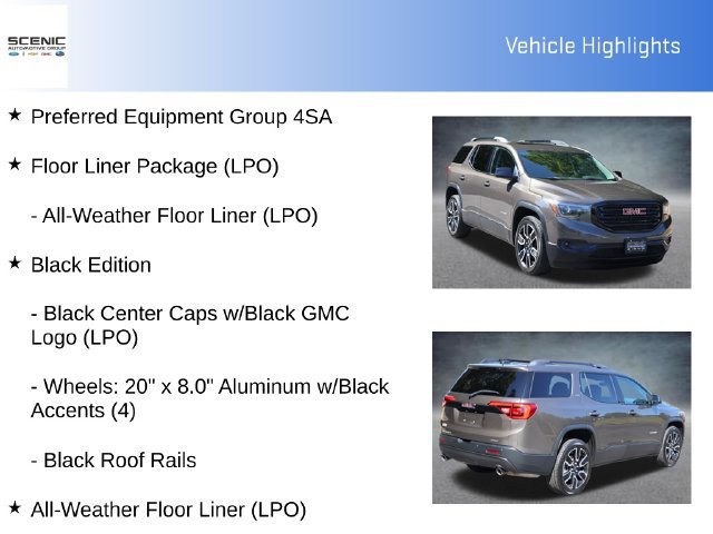 Used 2019 GMC Acadia SLT w/ Black Edition AWD/4WD image 5