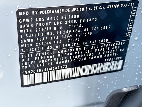 New 2026 Volkswagen Taos SE image 26