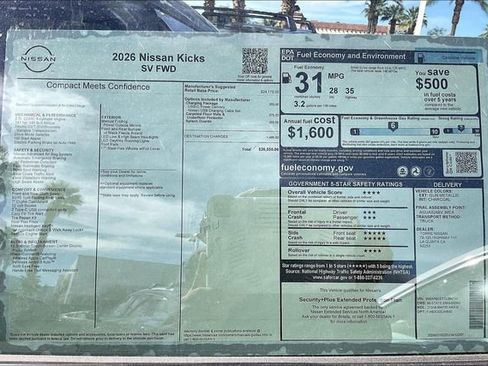 New 2026 Nissan Kicks SV w/ Charging Package image 16