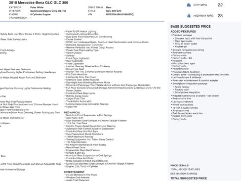 Used 2018 Mercedes-Benz GLC 300 w/ Premium Package image 6