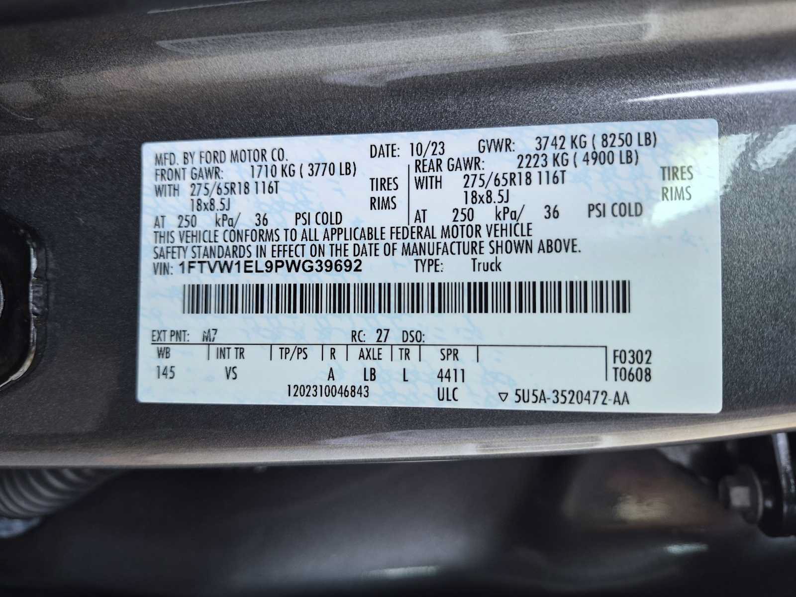 Used 2023 Ford F150 Lightning 4x4 SuperCrew image 37