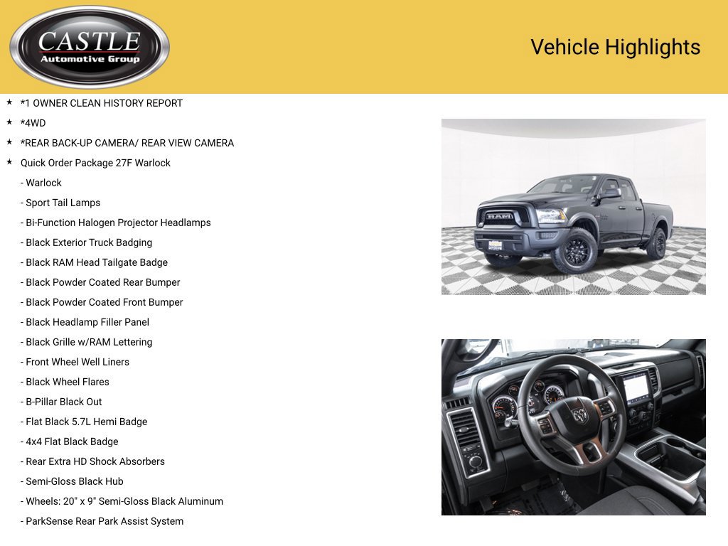 Used 2022 RAM 1500 Warlock w/ Electronics Group AWD/4WD image 3
