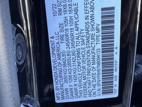 Used 2022 Honda Pilot EX-L image 45