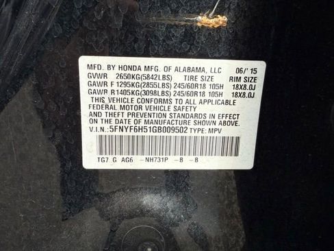 Used 2016 Honda Pilot EX-L image 9
