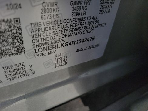 Certified 2024 Chevrolet Traverse RS w/ LPO, Floor Liner Package FWD image 32
