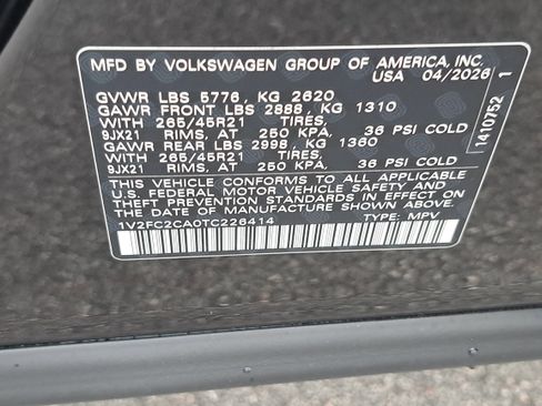 New 2026 Volkswagen Atlas Cross Sport SEL Premium R-Line AWD/4WD image 34