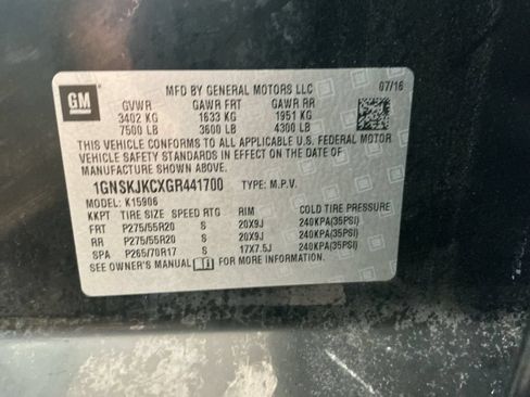 Used 2016 Chevrolet Suburban LTZ AWD/4WD image 22