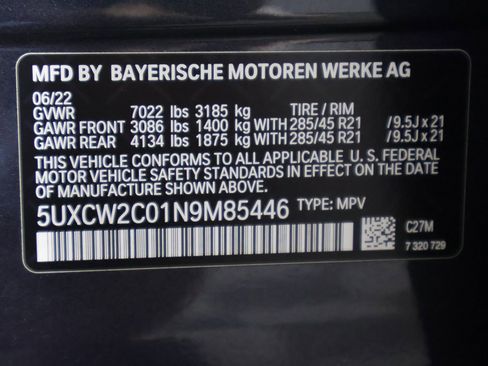 Used 2022 BMW X7 xDrive40i w/ M Sport Package image 57