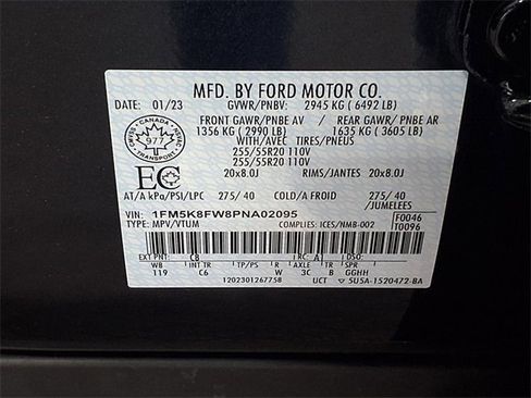 Certified 2023 Ford Explorer Limited image 36