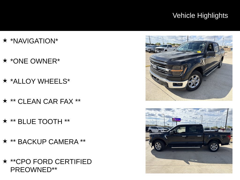 Used 2025 Ford F150 XLT w/ Equipment Group 301A Standard RWD image 4