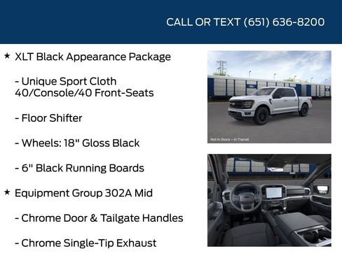 New 2025 Ford F150 XLT w/ Equipment Group 302A MID image 10
