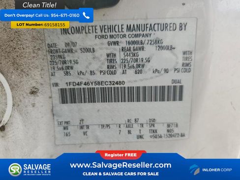 Used 2008 Ford F450 2WD Regular Cab Super Duty image 16