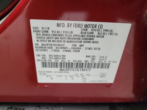 Used 2018 Ford EcoSport SE w/ SE Convenience Package image 33