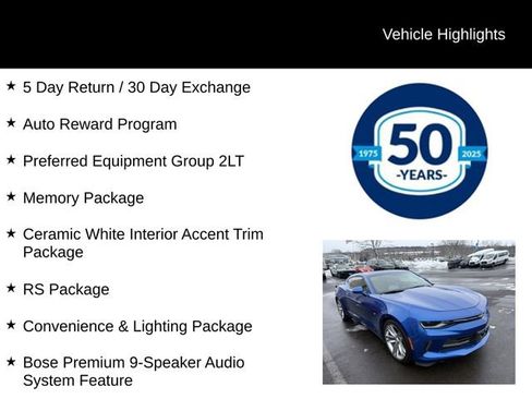 Used 2016 Chevrolet Camaro LT image 5