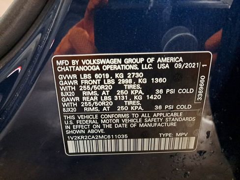Used 2021 Volkswagen Atlas SE image 35