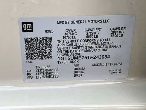 Used 2026 GMC Sierra 2500 SLE w/ SLE Value Package; AWD/4WD image 15