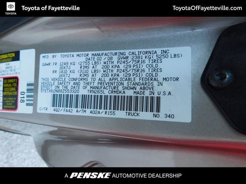 Used 2008 Toyota Tacoma PreRunner image 8