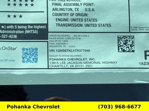 New 2026 Chevrolet Tahoe High Country AWD/4WD image 30