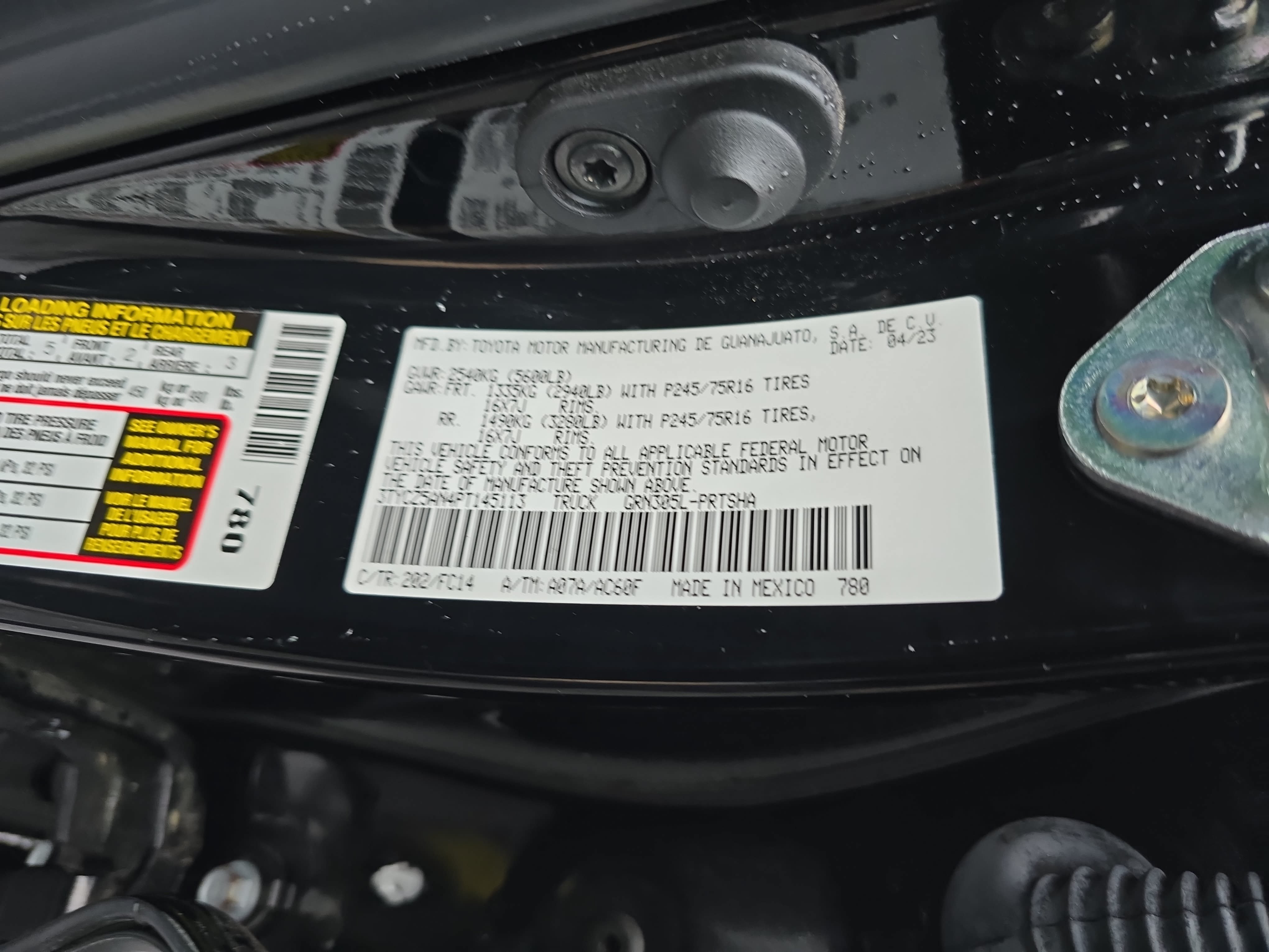 Used 2023 Toyota Tacoma SR5 w/ SX Package AWD/4WD image 33