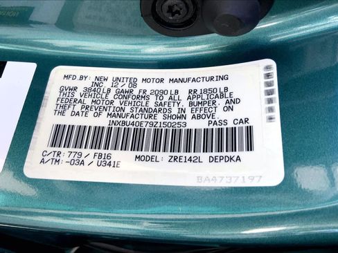 Used 2009 Toyota Corolla LE FWD image 35