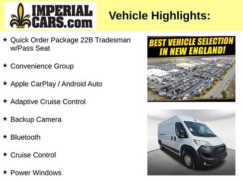 Used 2025 RAM ProMaster 2500 w/ Convenience Group FWD image 3