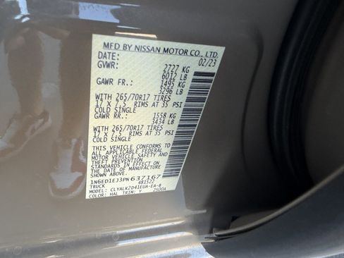 Used 2023 Nissan Frontier Pro-X w/ Pro-X Premium Package image 46