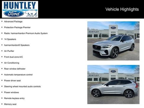 Used 2022 Volvo XC60 T8 R-Design w/ Advanced Package image 2