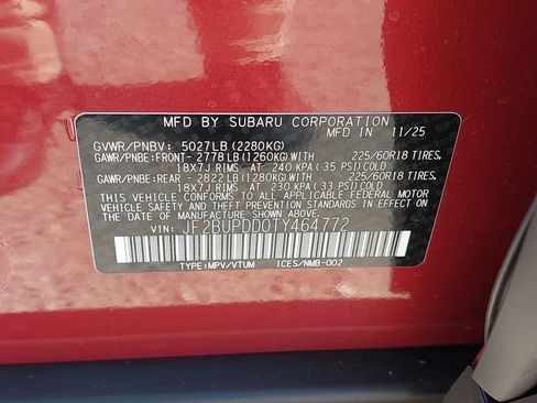 New 2026 Subaru Outback Limited w/ Premium/Limited Package 2 AWD/4WD image 32