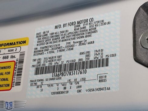 Used 2019 Ford Mustang GT Premium w/ GT Performance Package image 54