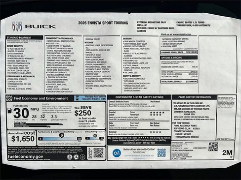 New 2026 Buick Envista Sport Touring image 21
