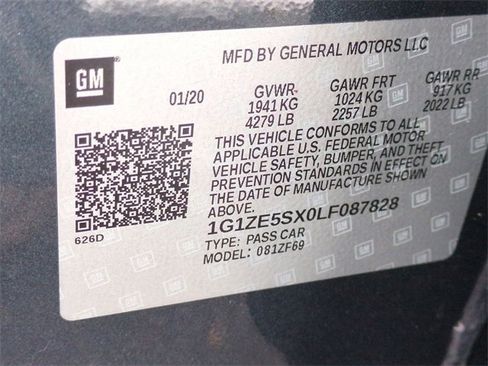 Certified 2020 Chevrolet Malibu Premier image 36