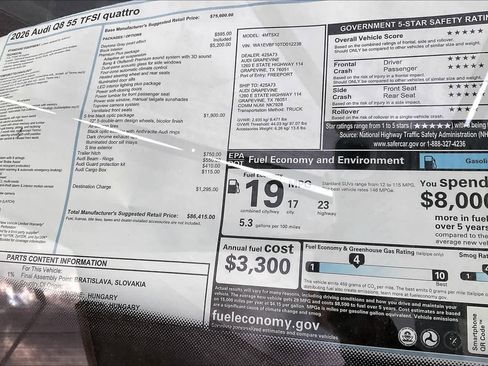 New 2026 Audi Q8 Premium Plus image 18