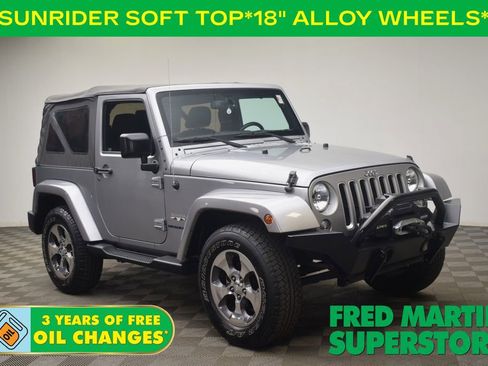 Used 2016 Jeep Wrangler Sahara w/ Connectivity Group AWD/4WD image 1