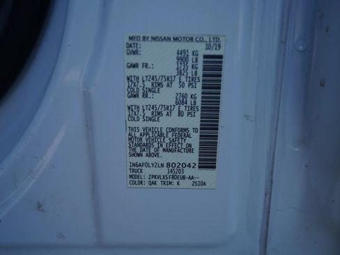 Used 2020 Nissan NV 3500 SV w/ Navigation Package RWD image 20