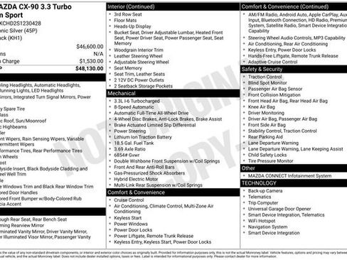 Used 2025 MAZDA CX-90 3.3 Turbo w/ Premium Sport Pkg image 32