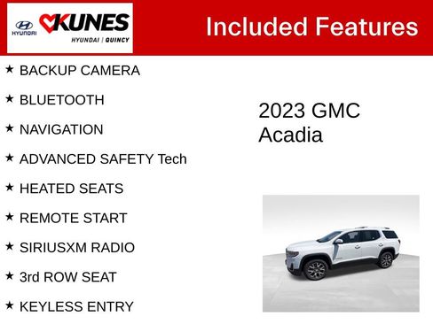 Used 2023 GMC Acadia SLT FWD image 2