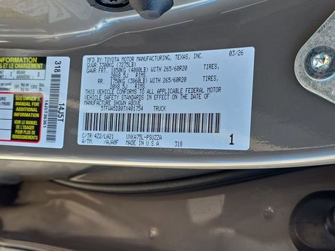 New 2026 Toyota Tundra Platinum image 35