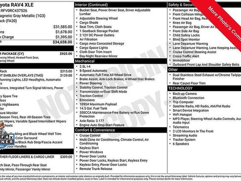 Used 2024 Toyota RAV4 XLE w/ Weather Package AWD/4WD image 5