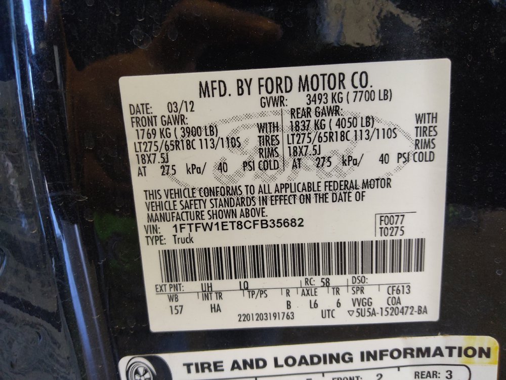 Used 2012 Ford F150 Lariat w/ Lariat Plus Pkg AWD/4WD image 33