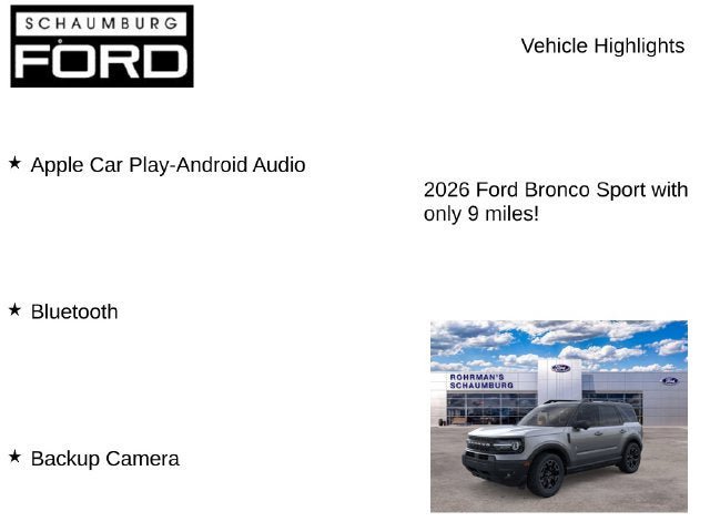 New 2026 Ford Bronco Sport Outer Banks w/ Outer Banks Tech Package+ AWD/4WD image 8