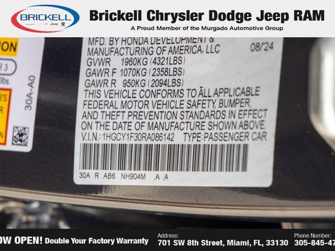 Used 2024 Honda Accord EX image 30