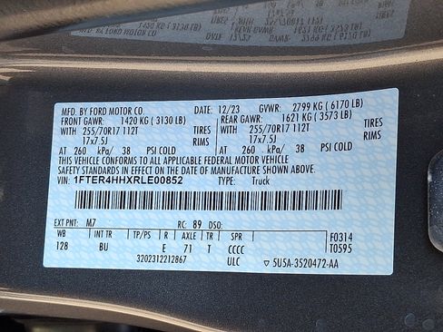 Certified 2024 Ford Ranger XLT image 26