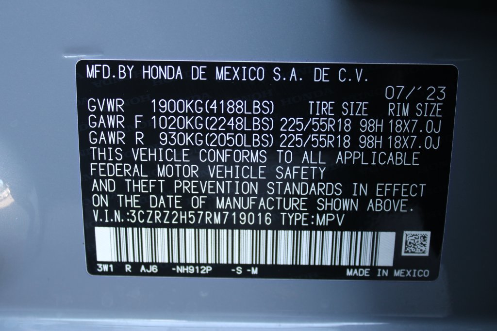 Certified 2024 Honda HR-V Sport image 32