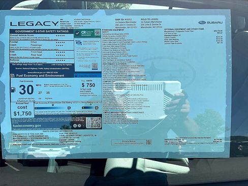 New 2025 Subaru Legacy Premium image 19