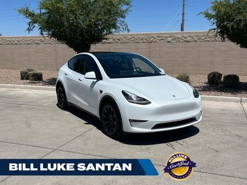 Used 2021 Tesla Model Y Long Range AWD/4WD image 1