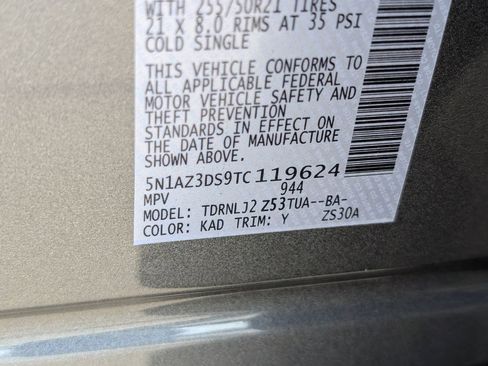 New 2026 Nissan Murano Platinum image 21