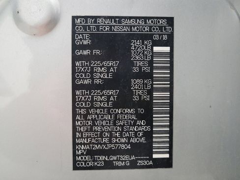 Used 2018 Nissan Rogue SV image 33