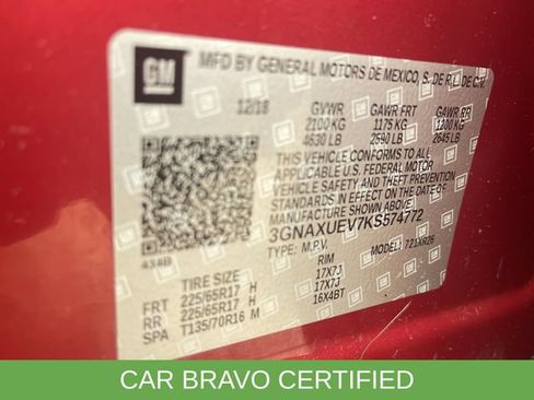 Certified 2019 Chevrolet Equinox LT w/ Sun & Navigation Package AWD/4WD image 34